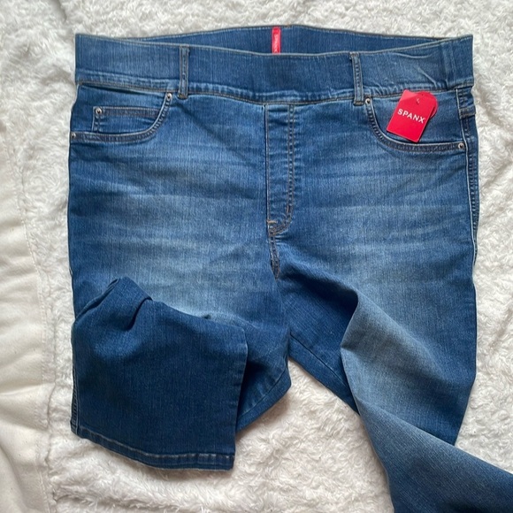 Spanx Women's Blue Jeans - Picture 10 of 12